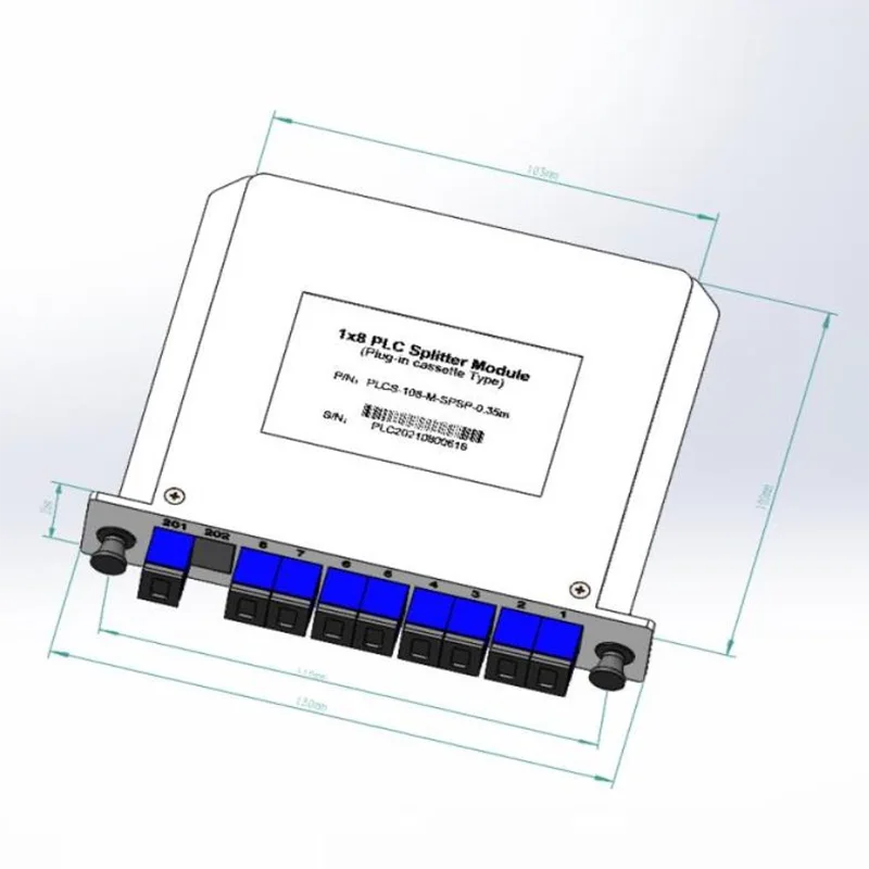 1*4 1*8 Bộ chia cassette plc plc