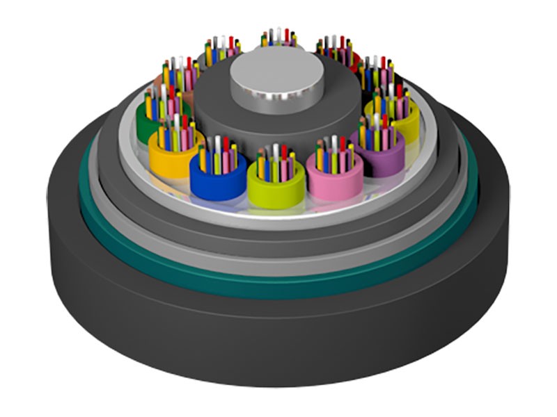 Cáp sợi quang chống cháy bọc thép lõi lỏng lẻo bị mắc kẹt GYTZA53